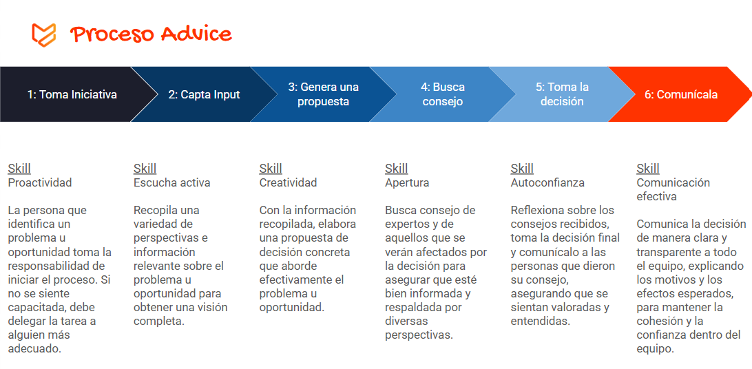 Proceso advice